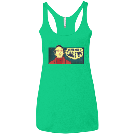 T-Shirts Envy / X-Small SAGAN Star Stuff Women's Triblend Racerback Tank