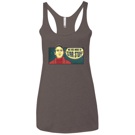 T-Shirts Macchiato / X-Small SAGAN Star Stuff Women's Triblend Racerback Tank