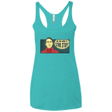 T-Shirts Tahiti Blue / X-Small SAGAN Star Stuff Women's Triblend Racerback Tank