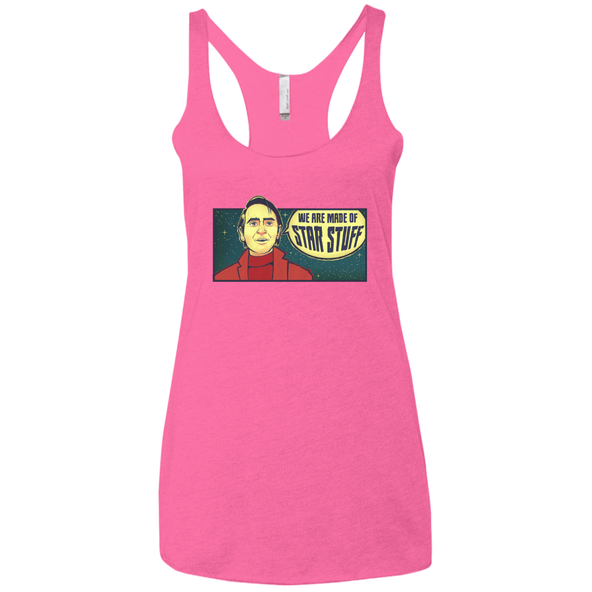 T-Shirts Vintage Pink / X-Small SAGAN Star Stuff Women's Triblend Racerback Tank