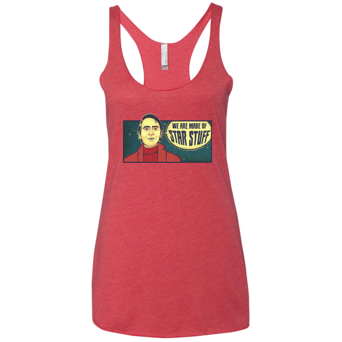 T-Shirts Vintage Red / X-Small SAGAN Star Stuff Women's Triblend Racerback Tank