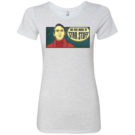 T-Shirts Heather White / S SAGAN Star Stuff Women's Triblend T-Shirt