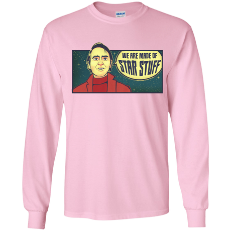 T-Shirts Light Pink / YS SAGAN Star Stuff Youth Long Sleeve T-Shirt