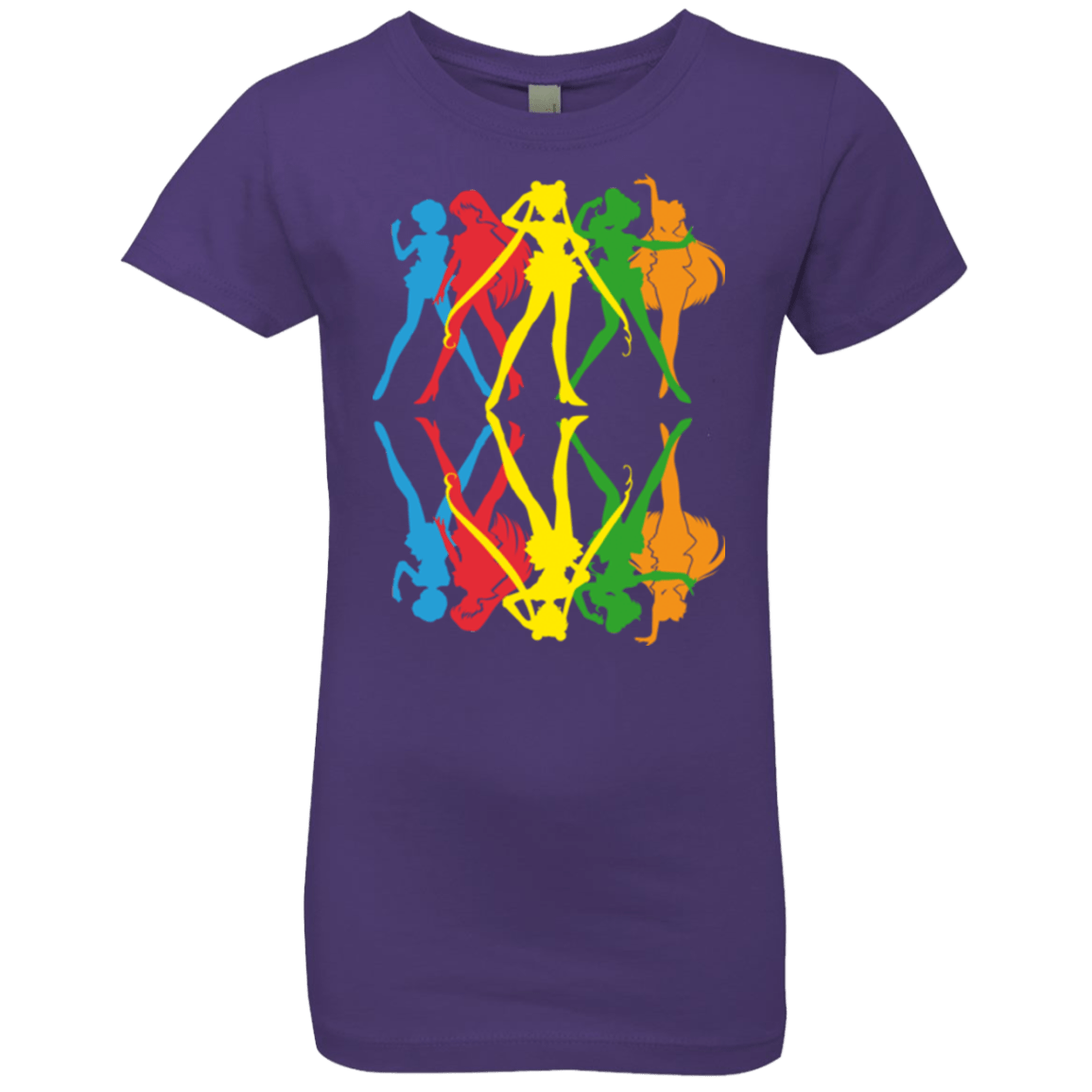 T-Shirts Purple Rush / YXS Sailor Mirror Girls Premium T-Shirt