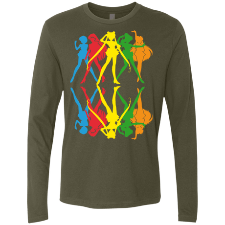 T-Shirts Military Green / Small Sailor Mirror Men's Premium Long Sleeve