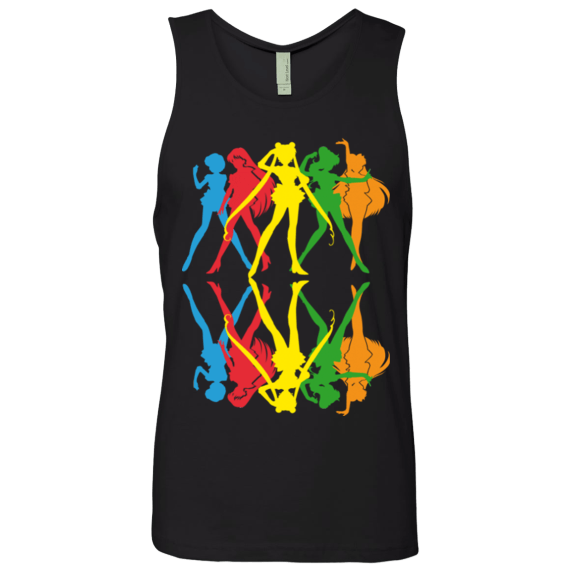 T-Shirts Black / Small Sailor Mirror Men's Premium Tank Top