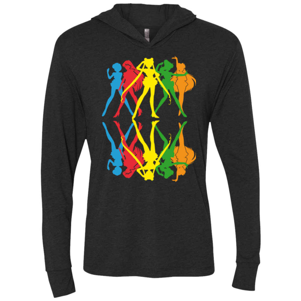 Sailor Mirror Triblend Long Sleeve Hoodie Tee