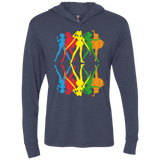 T-Shirts Vintage Navy / X-Small Sailor Mirror Triblend Long Sleeve Hoodie Tee