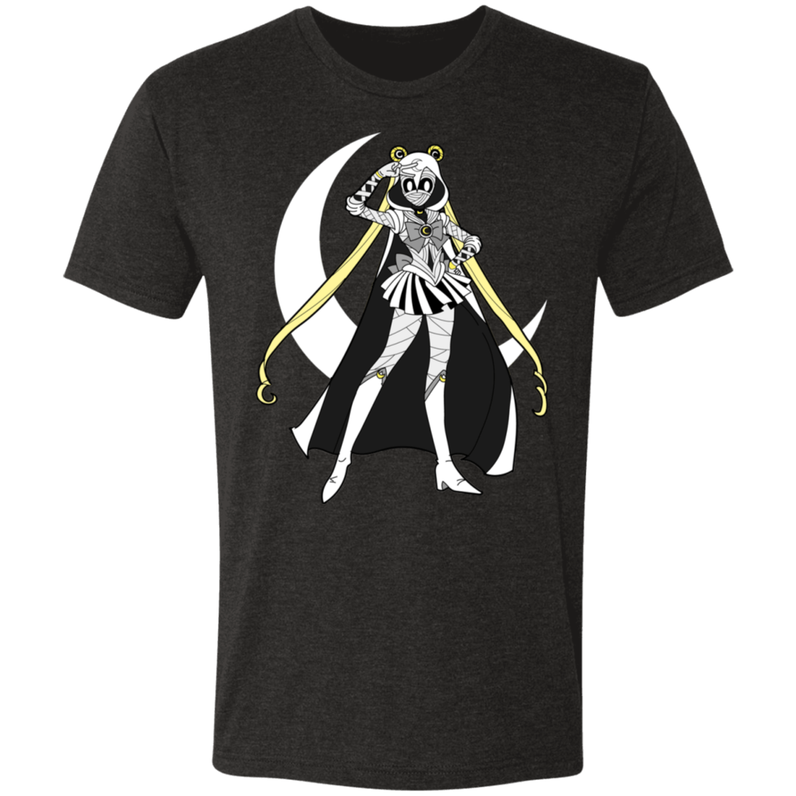 T-Shirts Vintage Black / S Sailor Moonknight Men's Triblend T-Shirt