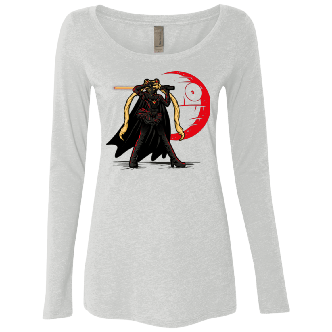 T-Shirts Heather White / Small SAILOR NO MOON Women's Triblend Long Sleeve Shirt