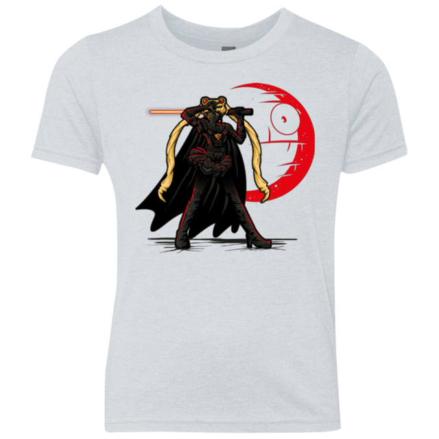 T-Shirts Heather White / YXS SAILOR NO MOON Youth Triblend T-Shirt