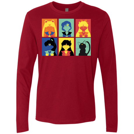 T-Shirts Cardinal / Small Sailor pop Men's Premium Long Sleeve