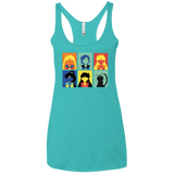 T-Shirts Tahiti Blue / X-Small Sailor pop Women's Triblend Racerback Tank