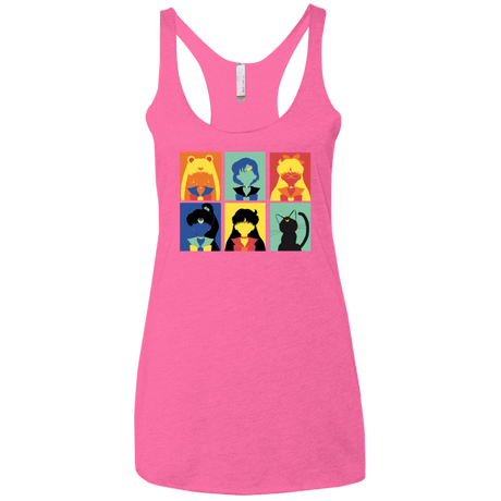 T-Shirts Vintage Pink / X-Small Sailor pop Women's Triblend Racerback Tank
