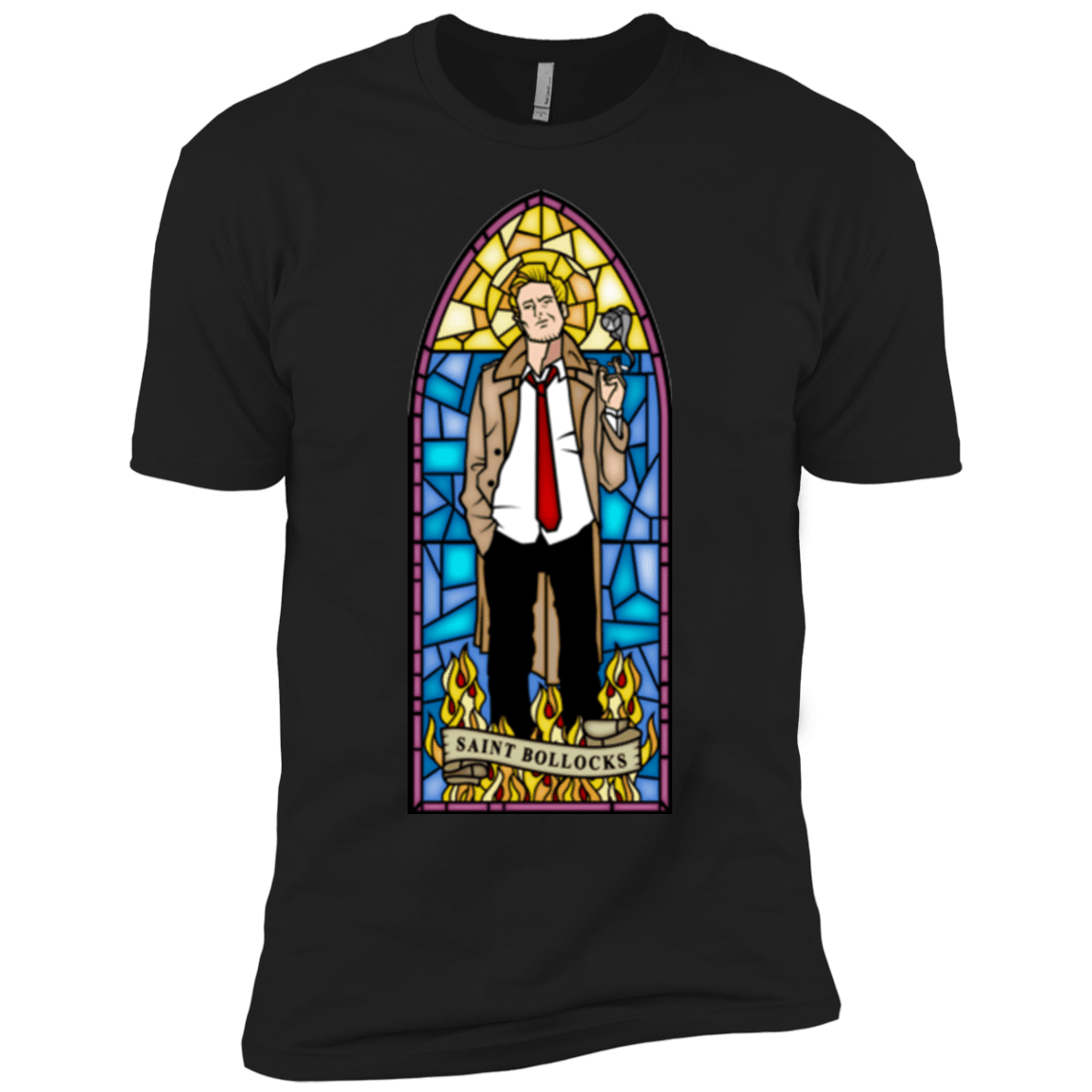 T-Shirts Black / YXS Saint Bollocks Boys Premium T-Shirt