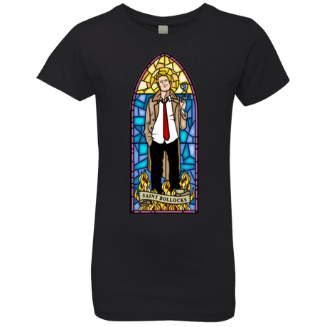 T-Shirts Black / YXS Saint Bollocks Girls Premium T-Shirt