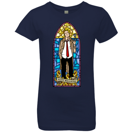 T-Shirts Midnight Navy / YXS Saint Bollocks Girls Premium T-Shirt