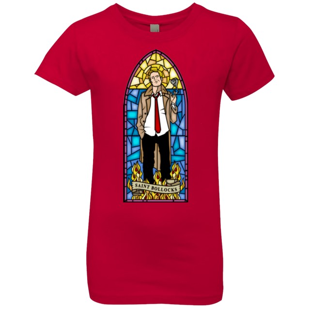 T-Shirts Red / YXS Saint Bollocks Girls Premium T-Shirt
