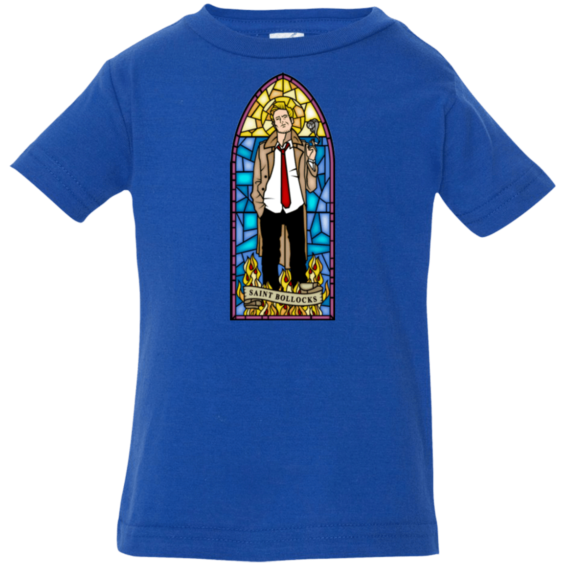 T-Shirts Royal / 6 Months Saint Bollocks Infant Premium T-Shirt