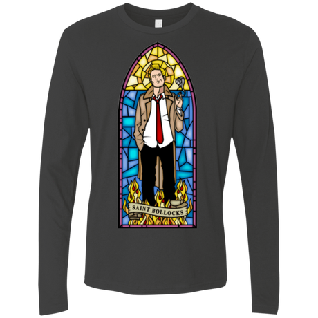 T-Shirts Heavy Metal / Small Saint Bollocks Men's Premium Long Sleeve