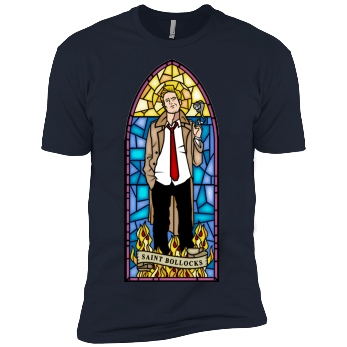 T-Shirts Midnight Navy / X-Small Saint Bollocks Men's Premium T-Shirt