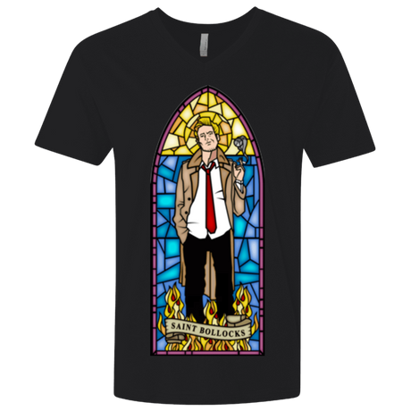 T-Shirts Black / X-Small Saint Bollocks Men's Premium V-Neck
