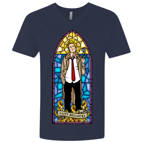 T-Shirts Midnight Navy / X-Small Saint Bollocks Men's Premium V-Neck