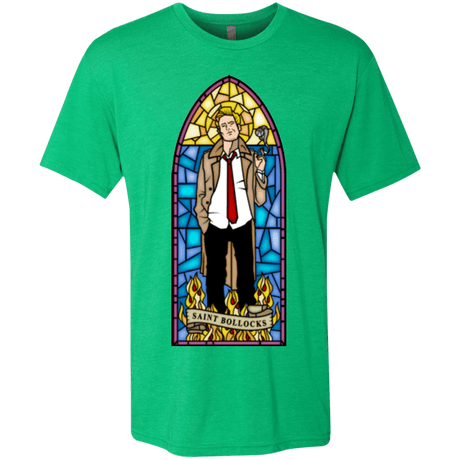 T-Shirts Envy / Small Saint Bollocks Men's Triblend T-Shirt