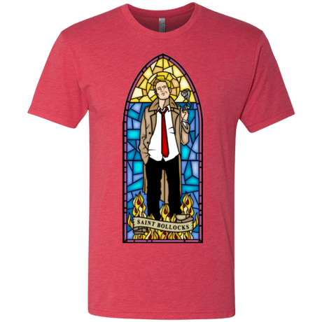 T-Shirts Vintage Red / Small Saint Bollocks Men's Triblend T-Shirt