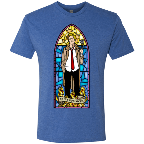 T-Shirts Vintage Royal / Small Saint Bollocks Men's Triblend T-Shirt