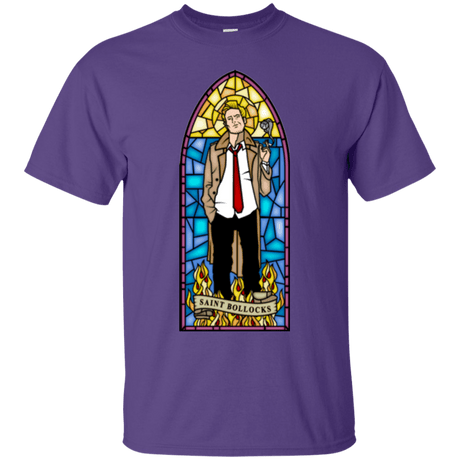 T-Shirts Purple / Small Saint Bollocks T-Shirt