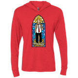T-Shirts Vintage Red / X-Small Saint Bollocks Triblend Long Sleeve Hoodie Tee