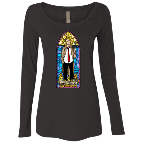 T-Shirts Vintage Black / Small Saint Bollocks Women's Triblend Long Sleeve Shirt