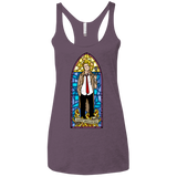 T-Shirts Vintage Purple / X-Small Saint Bollocks Women's Triblend Racerback Tank
