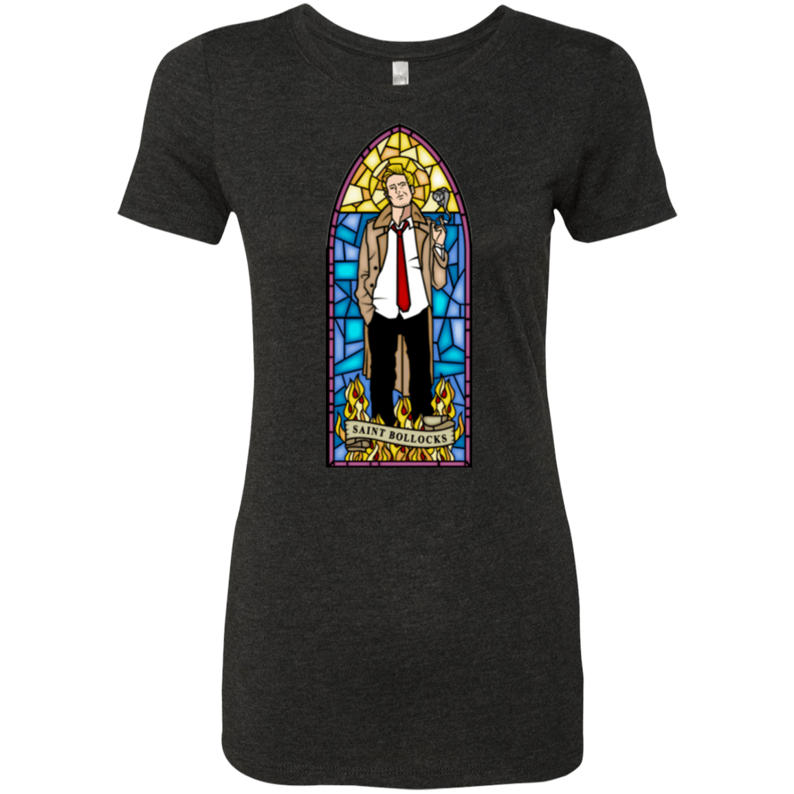 T-Shirts Vintage Black / Small Saint Bollocks Women's Triblend T-Shirt