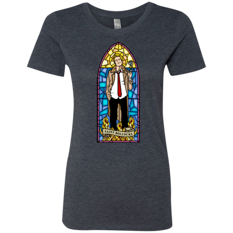 T-Shirts Vintage Navy / Small Saint Bollocks Women's Triblend T-Shirt