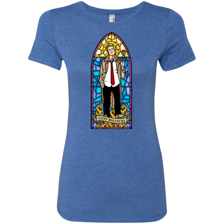 T-Shirts Vintage Royal / Small Saint Bollocks Women's Triblend T-Shirt