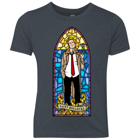 T-Shirts Vintage Navy / YXS Saint Bollocks Youth Triblend T-Shirt