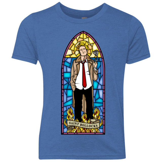 T-Shirts Vintage Royal / YXS Saint Bollocks Youth Triblend T-Shirt