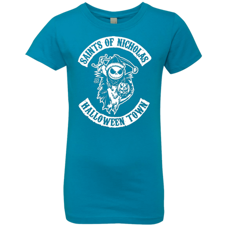 T-Shirts Turquoise / YXS Saints of Nicholas Girls Premium T-Shirt