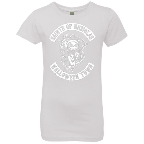 T-Shirts White / YXS Saints of Nicholas Girls Premium T-Shirt