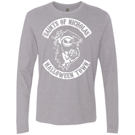 T-Shirts Heather Grey / Small Saints of Nicholas Men's Premium Long Sleeve