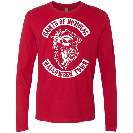 T-Shirts Red / Small Saints of Nicholas Men's Premium Long Sleeve