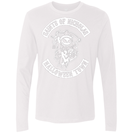 T-Shirts White / Small Saints of Nicholas Men's Premium Long Sleeve