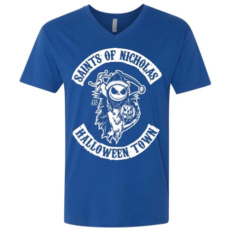 T-Shirts Royal / X-Small Saints of Nicholas Men's Premium V-Neck
