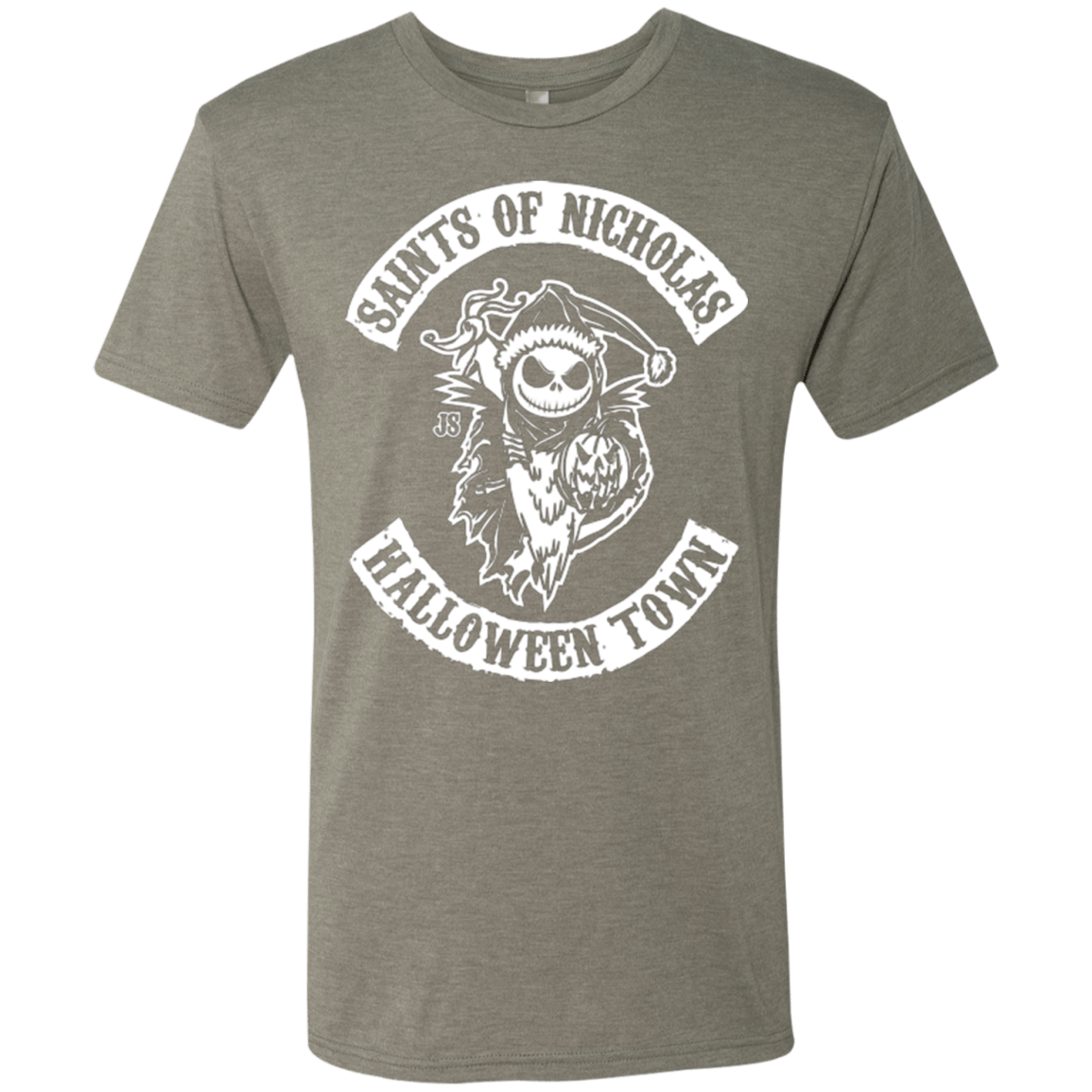 T-Shirts Venetian Grey / Small Saints of Nicholas Men's Triblend T-Shirt