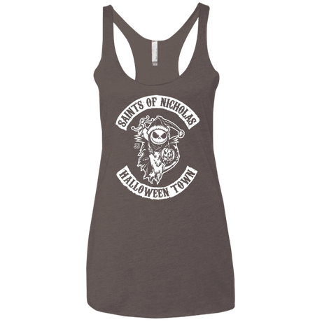 T-Shirts Macchiato / X-Small Saints of Nicholas Women's Triblend Racerback Tank