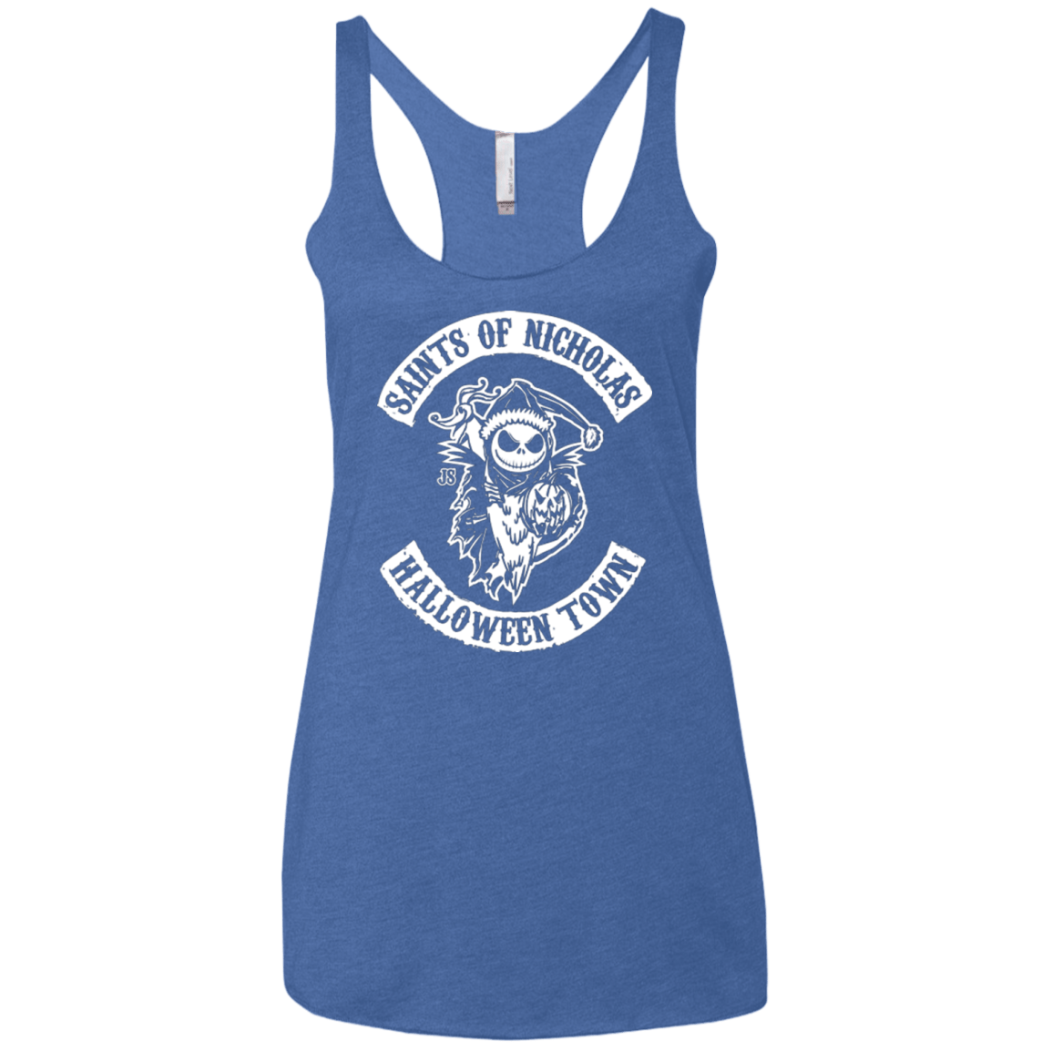 T-Shirts Vintage Royal / X-Small Saints of Nicholas Women's Triblend Racerback Tank