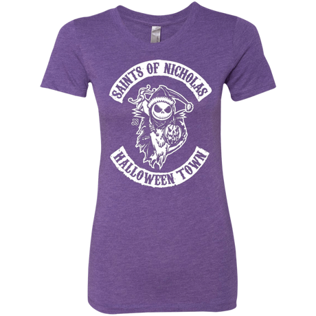 T-Shirts Purple Rush / Small Saints of Nicholas Women's Triblend T-Shirt