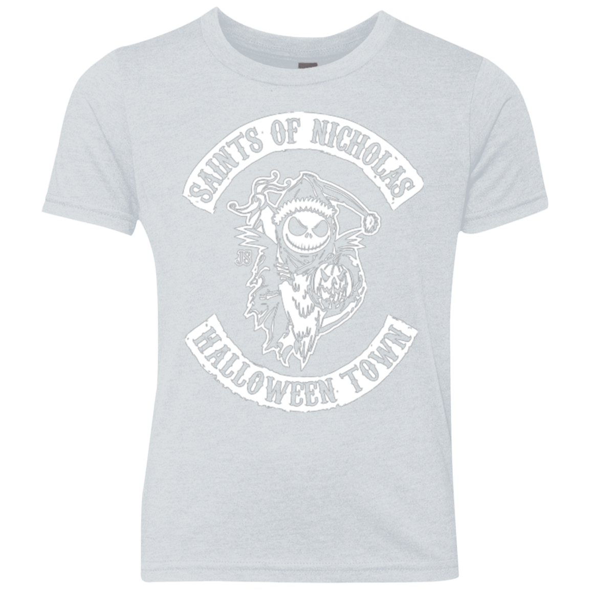 T-Shirts Heather White / YXS Saints of Nicholas Youth Triblend T-Shirt